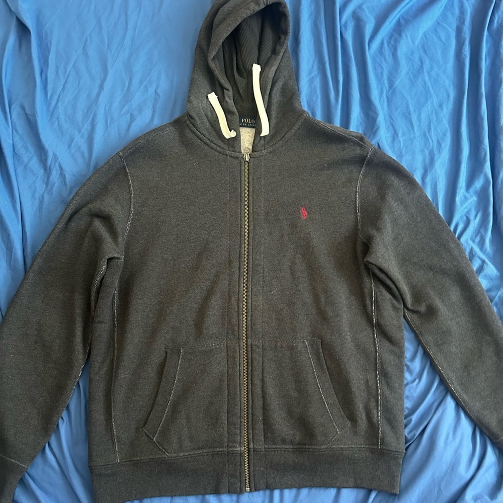 Ralph Lauren Polo Black and Gray Hoodie